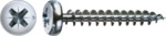 SPAX Universalschraube WIROX Vollgewinde Halbrundkopf Kreuzschlitz 4CUT-Spitze 3 x