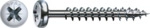 SPAX Universalschraube WIROX Vollgewinde Halbrundkopf Kreuzschlitz 4CUT-Spitze 5 x