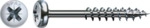SPAX Universalschraube WIROX Vollgewinde Halbrundkopf Kreuzschlitz 4CUT-Spitze 5 x
