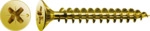 SPAX Universalschraube YELLOX Vollgewinde Senkkopf Kreuzschlitz CUT4-Spitze 2 x 10mm