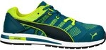 Puma ELEVATE KNIT GREEN LOW streetstyle Sicherheitsschuh S1P blau/gr&uuml;n Gr. 39