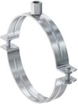 fischer Rohrschelle zweischraubig FRSN galvanisch verzinkt 108 - 114 mm M8/M10 - 25