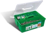 SPAX GREEN Box Terrassenschrauben-Set 5x60mm Edelstahl mit Bits Bohrer Abstandhaltern