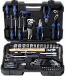 Projahn proficraft Werkzeugkoffer UNIVERSAL metrisch 1/4" + 1/2" mit 48-Zahn Knarre
