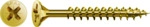 SPAX Universalschraube YELLOX Vollgewinde Senkkopf Kreuzschlitz CUT4-Spitze 5 x 70mm