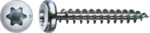 SPAX Universalschraube WIROX Vollgewinde Halbrundkopf T-STAR plus 4CUT-Spitze 3 x