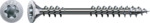 SPAX Verlegeschraube WIROX Fixiergewinde Senkkopf T-STAR plus 4CUT-Spitze 4,5 x 70mm
