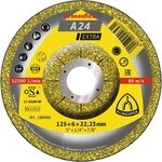 Kronenflex&reg; Schruppscheiben A 24 EX gekr&ouml;pft Metall universal 125 x 6 x 22,23 mm -