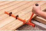 HECO-Terrassendielenspanner zur sicheren Verlegung selbst von verformten