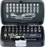 Projahn COLOR Bit-Box mit Bit-Umschaltknarre XS 6,3 (1/4") mit markierten Bits