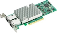 Supermicro AOC-STG-i2T, Supermicro 10G LAN-Adapter, 2x RJ-45