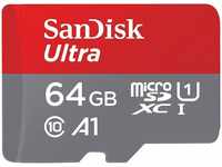 SanDisk SDSQUAR-064G-GN6MA, 64GB Class 10 SanDisk MicroSD Karte