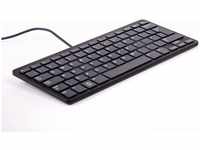 Offizielles Raspberry Pi Keyboard (Tastatur): schwarz (black) / Deutsch (DE) / ohne
