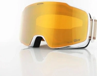 Alpina A73088.., Alpina Taos Q-Lite - Unisex Skibrille - Gr. M white earth,