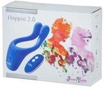 BeauMents Doppio 2.0 Paarvibrator Blau 14 cm ⌀ 1,9 cm