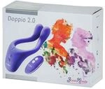 BeauMents Doppio 2.0 Paarvibrator Lila 14 cm ⌀ 1,9 cm