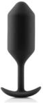B-Vibe Snug Butt Plug 3 Analplug Schwarz ⌀ 3,6 cm