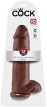 King Cock with Balls Dildo Braun 30,5 cm ⌀ 7,6 cm