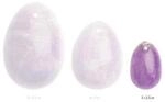 La Gemmes Yoni Egg Pure Amethyst Small Liebeskugeln Lila ⌀ 2,5 cm