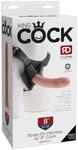 King Cock Strap-On Beige 20 cm