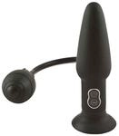 Malesation Inflatable Butt Plug Vibrator Aufblasbar Schwarz 17 cm ⌀...