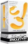 Evolved The Monarch Paarvibrator Gelb 22,9 cm ⌀ 3,5 cm