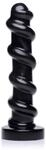 XR Brands Master Cock The Screw Dildo Schwarz 31,8 cm