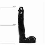 All Black AB04 Dildo Schwarz 21 cm
