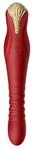Zalo King Vibrating Thruster Spezialvibrator Weinrot 30,2 cm