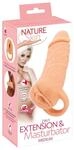 You2Toys Nature Skin Extender Medium Penish&uuml;lle Beige 18,5 cm ⌀ 5 cm