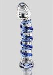 TOYJOY G-Spot Gemstone Glasdildo Transparent 18 cm ⌀ 3,5 cm