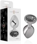 Intense Metall Analplug Large Analplug Silber ⌀ 4 cm