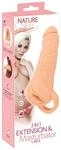 You2Toys Nature Skin Extender Large Penish&uuml;lle Beige 23,8 cm ⌀ 5,7 cm