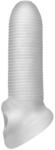 Perfect Fit Fat Boy Micro Ribbed Sheath 5,5 Penish&uuml;lle Transparent
