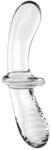 Satisfyer Double Crystal Glasdildo Transparent 20 cm &oslash; 5,5 cm