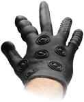 Silicone Stimulation Glove Black