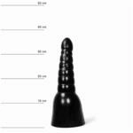 All Black AB17 Spezialdildo Schwarz 34 cm ⌀ 11 cm