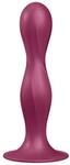 Satisfyer Double Ball-R Spezialdildo Rot 17 cm ⌀ 3,5 cm