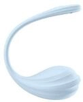 Satisfyer Smooth Petal Connect App Paar Vibrator Blau &oslash; 3,9 cm