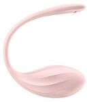 Satisfyer Ribbed Petal Connect App Vibro-Ei Rosa &oslash; 3,9 cm