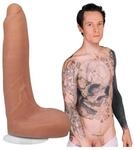 Doc Johnson Owen Gray Realistischer Silikon-Dildo Braun 22 cm