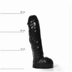 All Black AB34 Dildo Schwarz 29 cm