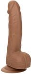 CalExotics Silicone Studs Dildo Braun 21 cm