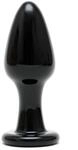 Rimba Sensual Glass Olga Analplug Schwarz ⌀ 4 cm