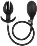 Rimba Latex Play Inflatable Analplug Schwarz ⌀ 12 cm