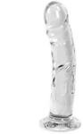 Kiotos Clear Penis Round Glasdildo Transparent 19 cm