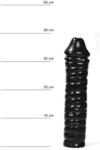 All Black AB51 Dildo Schwarz 38 cm ⌀ 8,5 cm