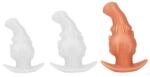 TheAssGasm BulbiSpin silicone plug L Analplug Beige ⌀ 6 cm