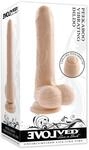 Evolved Peek A Boo Vibrating Dildo Vibrator Beige 20,3 cm