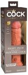 King Cock Elite Dual Density Silicone Cock Dildo Hellbraun 20,5 cm
